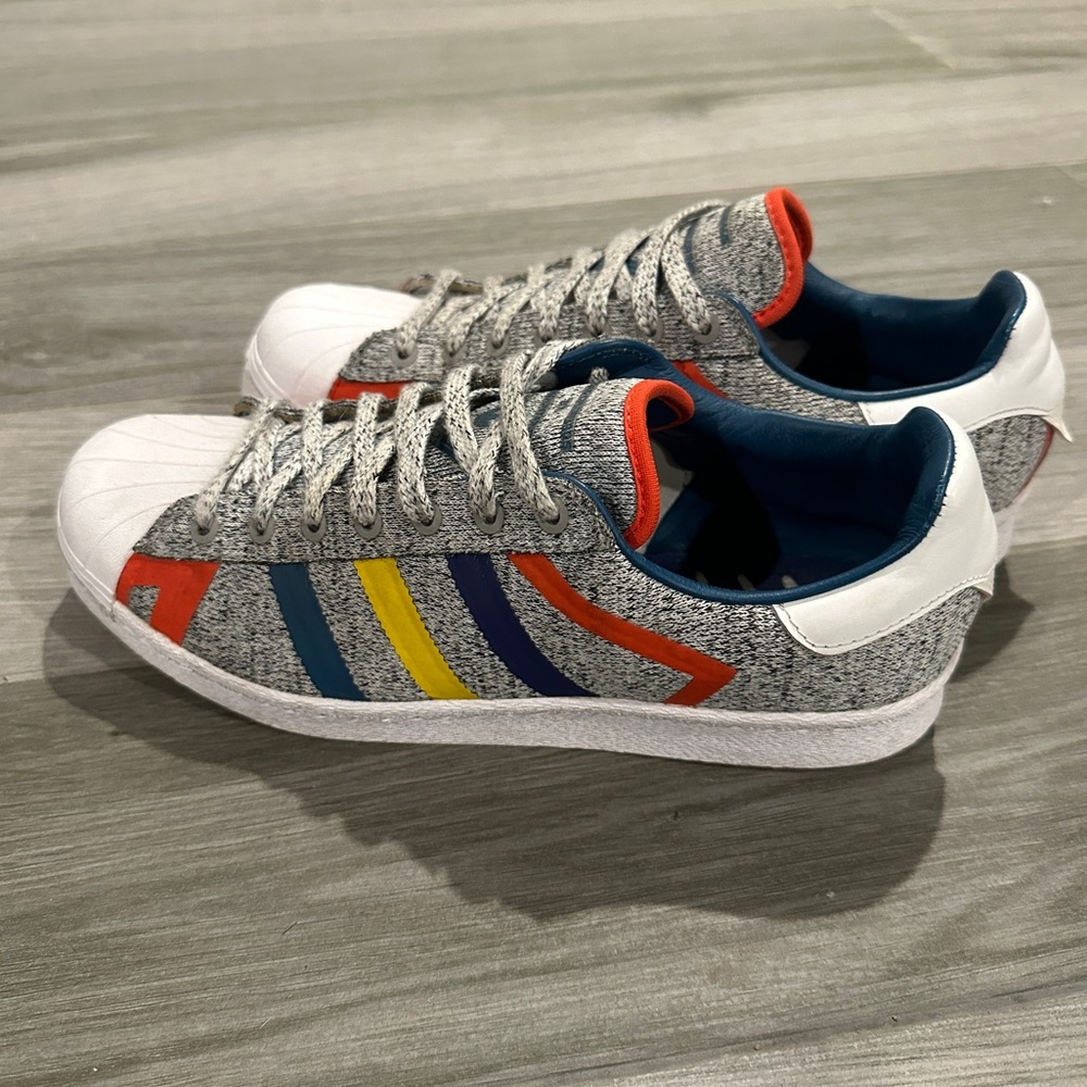 Adidas x White Mountaineering Superstar Boost sneaker knit gray - Picture 5 of 9